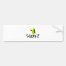 papegaai piraat bumperstickers