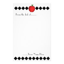 Papeterie à motifs de losanges de professeur d'App Motifs Pour Papier À Lettre