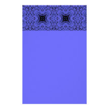 Papeterie de dentelle de noir bleu papiers à lettres