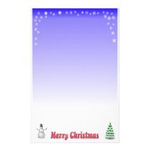 Papeterie de Joyeux Noël Papier À Lettre Customisé