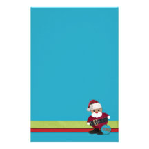 Papeterie de Père Noël Motifs Pour Papier À Lettre