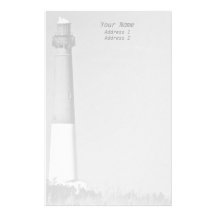 Papeterie de phare papier à lettre personnalisable