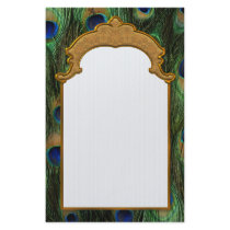 Papeterie de plume de paon
