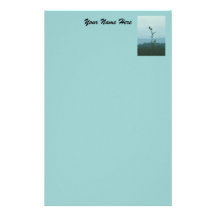 Papeterie - dessus du monde papier à lettre personnalisé