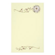Papeterie élégante motifs pour papier à lettre