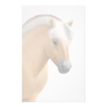 Papeterie norvégienne de cheval de fjord motifs pour papier à lettre