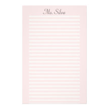 Papeterie personnalisée par filet simple par Heard Papier À Lettre Personnalisé