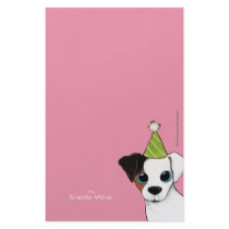 Papier de note de Personalizable de chien de Jack  Papier À Lettre Customisé