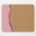 Papier enveloppé par guingan tapis de souris
