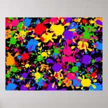 Papier peint d'éclaboussure posters