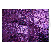 Papier pourpre d'hologramme cartes de vœux
