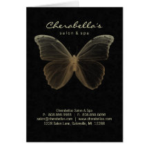 Papillon de beige de carte de voeux de brochure de