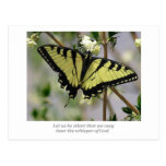 Papillon de chuchotement carte postale