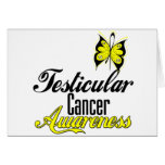 Papillon de conscience de cancer du testicule carte