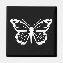 Papillon de monarque aimant pour réfrigérateur