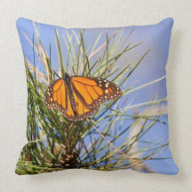 Papillon de monarque oreiller