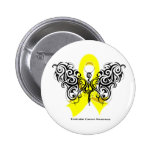 Papillon de tribal de cancer du testicule badge