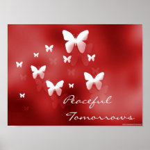 papillon Dossier-Paisible des demains 12.79x9.59 Affiches