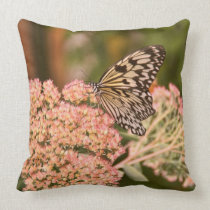 Papillon et fleurs oreillers american