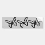 Papillon noir sale simple autocollant pour voiture