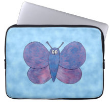 Papillon pourpre trousses ordinateur