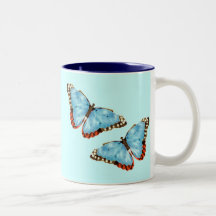 Papillons Artsy Tasse À Café