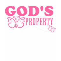 Papillons de la propriété de Dieu T-shirt