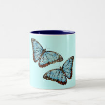 Papillons de vol tasses