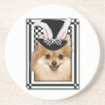 Pâques - un certain lapin vous aime - Pomeranian Dessous De Verres