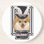 Pâques - un certain lapin vous aime - Pomeranian Dessous De Verres
