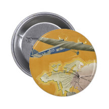 Par avion vers l'URSS Badges Avec Agrafe