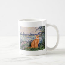 Par le rhe la Seine - Abyssinien rouge Mug