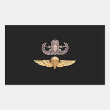 Parachutist EOD Rechthoekige Sticker