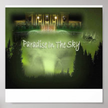 Paradis dans le ciel affiche