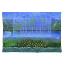 Paradis de cascade sets de table