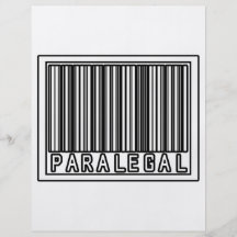 Paralégal de code barres prospectus