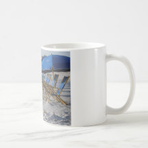 Parapluies bleus mug