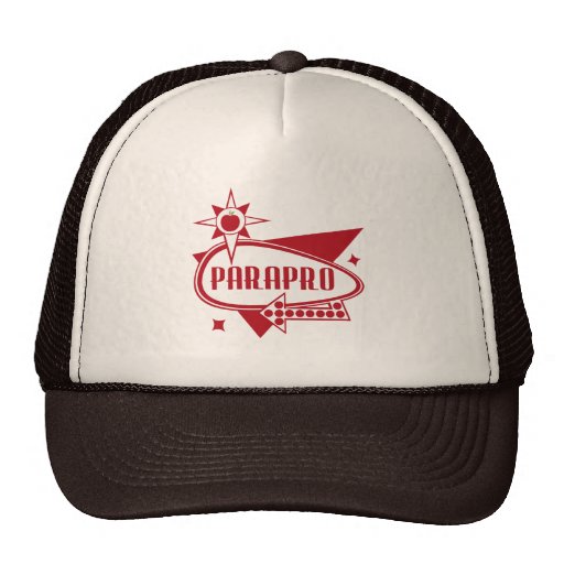 Parapro - Retro Rood jaren '60 Geïnspireerd Teken Pet