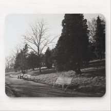Parc de Bell Vue, Newport, lundi (décembre 1977) Tapis De Souris