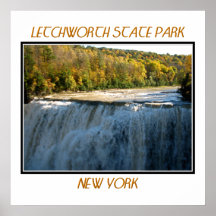 Parc d'état de Letchworth - automnes de milieu Posters