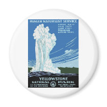 Parc en pierre jaune - vieux geyser fidèle