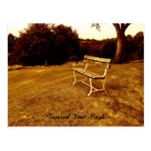 Parc grand de Vue Carte Postale
