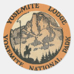 PARC NATIONAL DE YOSEMITE - VOYAGE VINTAGE AUTOCOLLANTS
