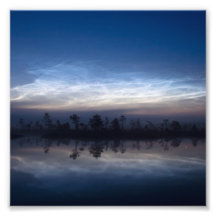 Parc national Estonie de Soomaa de nuages Noctiluc Photographies D’art