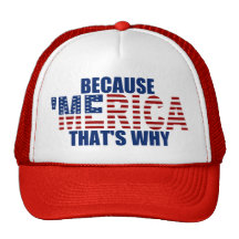 PARCE QUE 'MERICA QUI EST POURQUOI chapeau de cami Casquettes De Camionneur