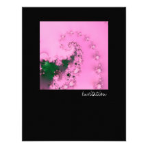 Parelachtig · Fractal Art. · Roze Persoonlijke Aankondiging