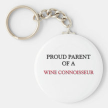 Parent fier d'un CONNAISSEUR de VIN Porte-clefs