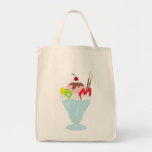 Parfait de crème glacée sac fourre-tout