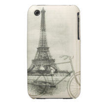 Parijs door Fiets Gemengde Media iPhone 3 Cases
