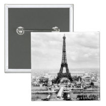 Paris 1889 badges publicitaires